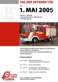 FF Wettbergen: Tag der offenen T�r 2005