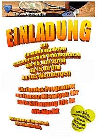 TuS Wettbergen: Einweihung Tennispl�tze